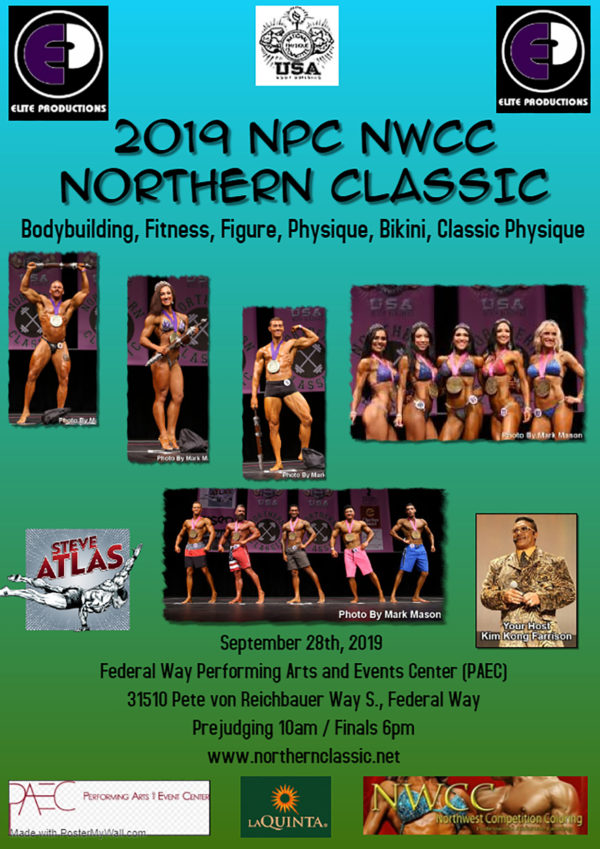 2019 NPC Northern Classic Competitor Placing